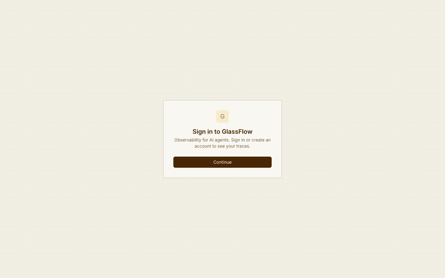 The Rius sign-in screen